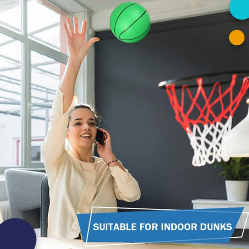Dilabnba 7" Mini Rubber Replacement Basketballs for Hoop/Pool, Soft Beach Bouncy Ball Sports Party Game