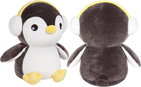 15.7" Cute Big Penguin Plush, Soft Hugging Pillow, Large Stuffed Animal Gift for Girls and Boys