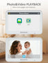 Baby Ganibs 6'' 30H 1000ft, Baby Monitor with Camera and Audio - Touch Screen with Photo & Video Recording, Night