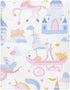 Gravopti 39X27 Inch Little Princess with Castle Crib Sheets for Girls and Boys, Soft Breathable Cotton Crib Sheets