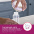 (24mm) Rumble Tuff- Slim Cups Wearable Hands-Free Collection Cups for Breastfeeding Babies & Mothers with Insert Kits |