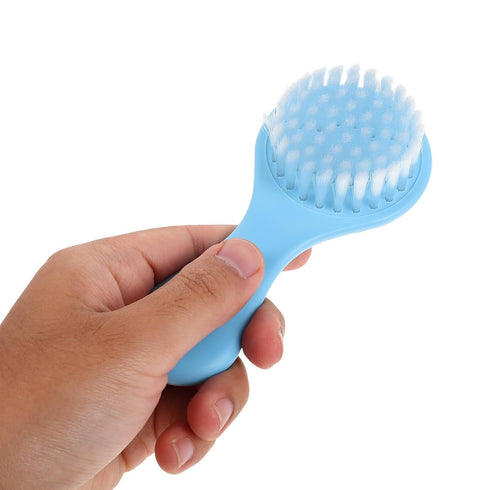 Set BESPORTBLE Newborn Hair Brush and Comb for Babies Grooming Kit with Soft Bristles Sky Blue Suitable for Cradle
