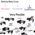 Buffalo Car Seat Canopy for Babies, Multiuse Cover for Nursing, Shopping Cart, High Chair, Soft Breathable