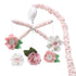 12 The Peanutshell Crib Mobile for Girls - Pink Musical Baby Crib Mobile with Lullabies, Flower Baby Mobile Crib Pink