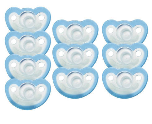 JollyPop 0-3 Months Pacifier 10 Pack Unscented - Blue