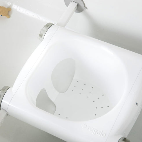 Regalo Baby Basics Baby Bath Seat with Suction Cups, Sit-Up Bath Support for Infants, Secure Baby Bath Chair