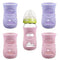 QinSuiKai 4 Pack Silicone Sleeves for Avent Natural Glass Baby Bottles, Anti Breakage
