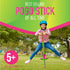 Flybar Maverick Pogo Stick for Kids Ages 5+, 40 to 80 Pounds, Easy Grip Handles, Anti-Slip Pegs, Outdoor Toys