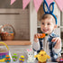 AMSHINE 7 Playset Bakset Pcs Easter Basket Plush with Bunny Chick Egg Carrot, My First Easter Stuffers Toys Gifts