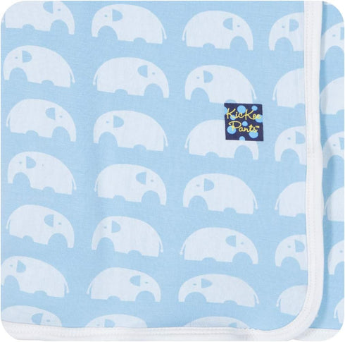 KicKee Pants Print Swaddle Blankets, Made from Viscose from Fabric Making it