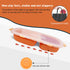 Kids Divided Plate, 3 PCS (Plate with Lid and Inner Dish), Toddler Dishes Tableware, Dishwasher-Safe Baby Feeding