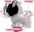 3+ YH YUHUNG Walking French Bulldog Toy with Leash, Black & White Frenchie Puppy Robot, Electronic Barking & Wagging