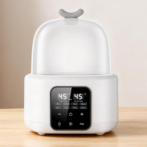 LOVEWE Baby Bottle Warmer, 6-in-1 Fast Milk Warmer with Timer Breastmilk or Formula,