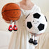13 Inch Stuffed Sports Balls Toy - Creative Football Doll Plush Soft Toy Cushion for Kids Gift