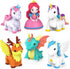 Tub Works Fantasy Watertight Bath Toys, 6 Pack | Sealed, No Hole