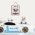 Gwisml Race Car Wall Decor for Boys Room,Race Car Themed Hanging Wood Plaque Sign for Door Decor,I Love You to the Moon