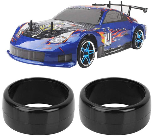 VGEBY 4PCS RC Drift Hard Tires - 26mm Racing Speed Drift Tires for 1/10 Scale RC Drifting Car Accessory (02)