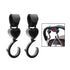 Generic 2 Pieces Stroller Hanger Hook, Rotating Pram Shopping Hooks, Multifunctional Baby Stroller Hooks for Purse