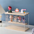 LONG TAO Clear Acrylic Display Case with Shelf - Collectibles Storage Showcase for Hot Wheels, Lego, Funko Pop