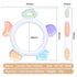 Baby Teething Ring Toys Frozen Silicone Teethers for Babies 0-12 Months, Soft Sensory Design