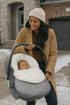 Grey Water-Resistant Cuddle Bag for Babies - Jolly Jumper