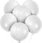 Katchon White Foil Golf Balloons, 18 Inch for Hole In One Birthday Decorations and Golf Party Supplies