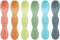 PandaEar 6 Pack Silicone Baby Spoons, Self Feeding 6 Months for Toddler - Baby Led Weaning Utensils Set
