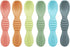 PandaEar 6 Pack Silicone Baby Spoons, Self Feeding 6 Months for Toddler - Baby Led Weaning Utensils Set