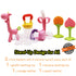 Stand-Up Teething Toys for Babies 0-12 Months, Teethers with 2 Baby Fruit Feeders and 4 Baby Teether, BPA Free