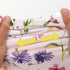 runzhuoyang 40x33 Rayon Made from Bamboo Baby Blanket for Girls, Purple Floral Print, Ruffle Trim, Soft and Comfy, Size