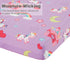 EVERYDAY KIDS 2 Pack Fitted Girls Crib Sheet, 100% Soft Breathable Microfiber, Fits Standard Crib Mattress