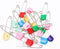 Qsvbeeqj 20Pcs Baby Infant Child Cloth Nappy Diaper Pins Safety Locking Holder Colorful