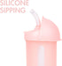 Boon Swig Toddler Silicone Straw Cup, 9 Ounces Pink