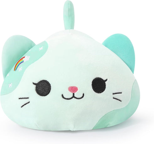9") Onsoyours Original Rainbow Cat Plush Kitty Plushies Toy Blue Cat Kitten Stuffed Animal Soft Pillow Kawaii Plushie