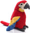 Levenkeness Macaw Parrot Plush, Red Bird Stuffed Animal Toy Doll Gifts for Kids, 9.8"