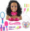 Liberty Imports African American Black Makeup and Hair Styling Doll Head Toy