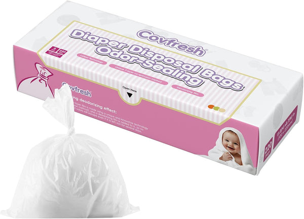 Odor Sealing Baby Diaper Disposable Bags - S/220 Counts Unscented, Durable Diaper