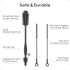 Set Free,3 Silicone Cleaning Brush Kit,Water Bottle and Straw Cleaner Brush for Tumbler,Baby Bottle,Breast Pump