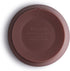 mushie Silicone Suction Bowl - BPA-Free Non-Slip Design (Cloudy Mauve)