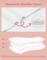12 Pack, 3-Layer babygoal Reusable Cloth Diaper Inserts Absorbent & Breathable Microfiber Inserts for babygoal Newborn