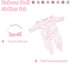 16-18 inch 2pcs Set CARANOVO Realistic Reborn Baby Doll Clothes Pink Outfits Clothing Accessories Suitable for Reborn