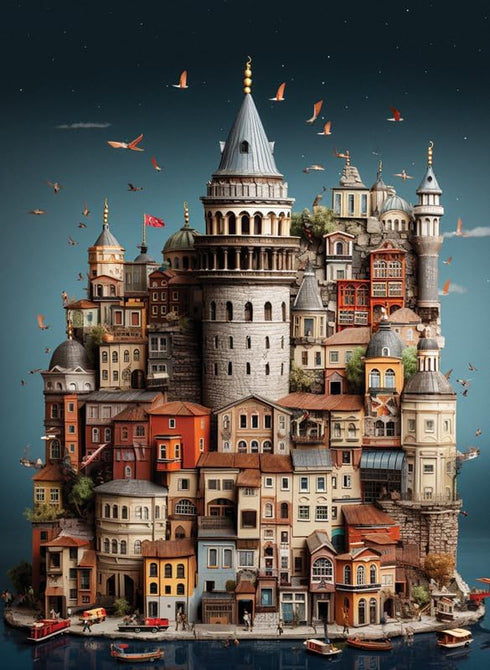 Anatolian Puzzle - Galata, 1000 Piece Puzzle, 1158