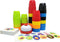 Quick Cups Games for Kids - Speed Cup Game Set with 54 Cards, 24 Cups, and 1 Bell for Family Fun