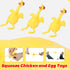 16cm Funny Squishy Toys Chicken and Eggs for Stress Relief