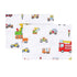 Kids Toddler Pillowcases 100% Cotton, 14x19, 2 Packs, Fits Kid Toddler Bedding Pillow 14x19, Construction Vehicle Cars