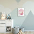 Stupell Industries 16 x 20 Girl's Playroom Princess Doll Stuffed Animal Illustration Wall Art by Ziwei Li, Grey Framed