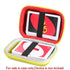 Anleo Hard Travel Case for Mattel UNO Classic Card Game (Only Case) (Yellow+Red)