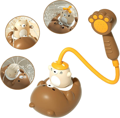cxjoigxi Bath Toys for Toddler 3-4 Years, 5 Modes Baby Bath Shower Sprayer