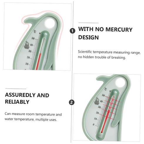 LIFKOME Penguin Bath Thermometer - Fun Water Measurement Tool for Kids