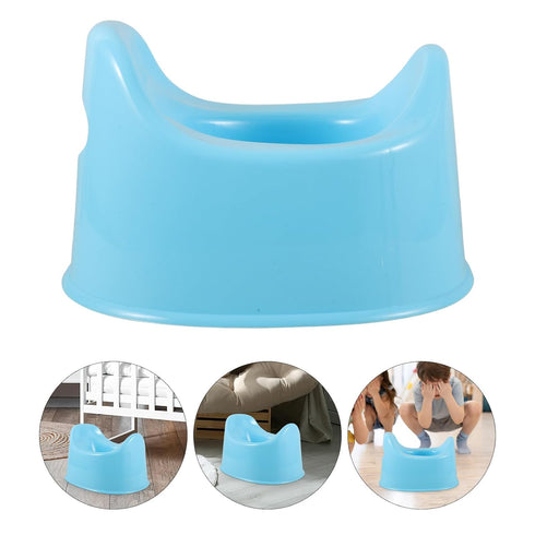 Potty Training Toilet for Boys and Portable Toilet Seat with Thickened Plastic Bowl Includes Small Potty Brush Suitable